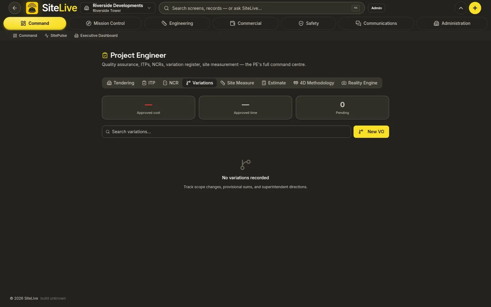 Claims (CaptureLive) — live in-app screen
