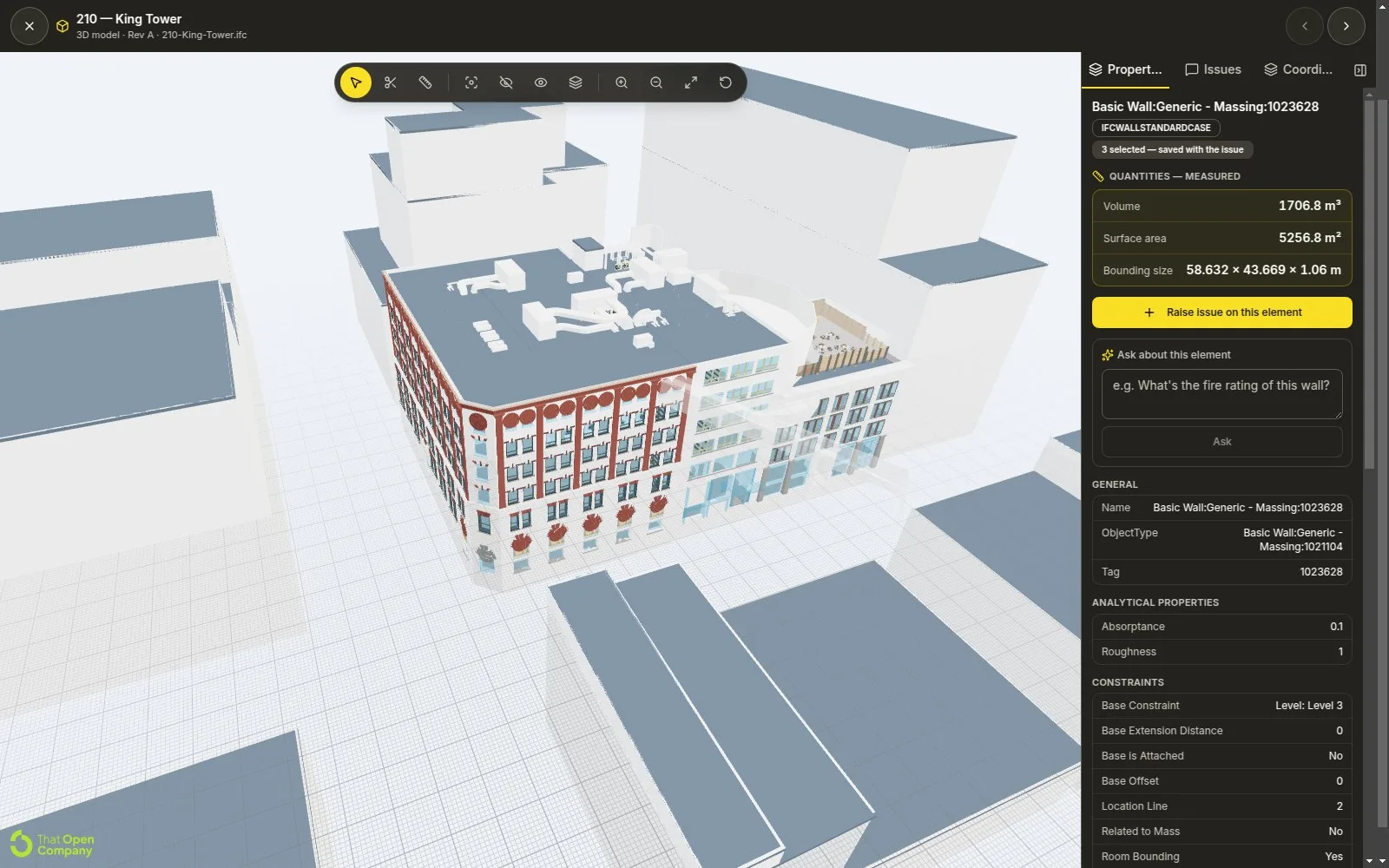 Drawings & 3D Models — live in-app screen